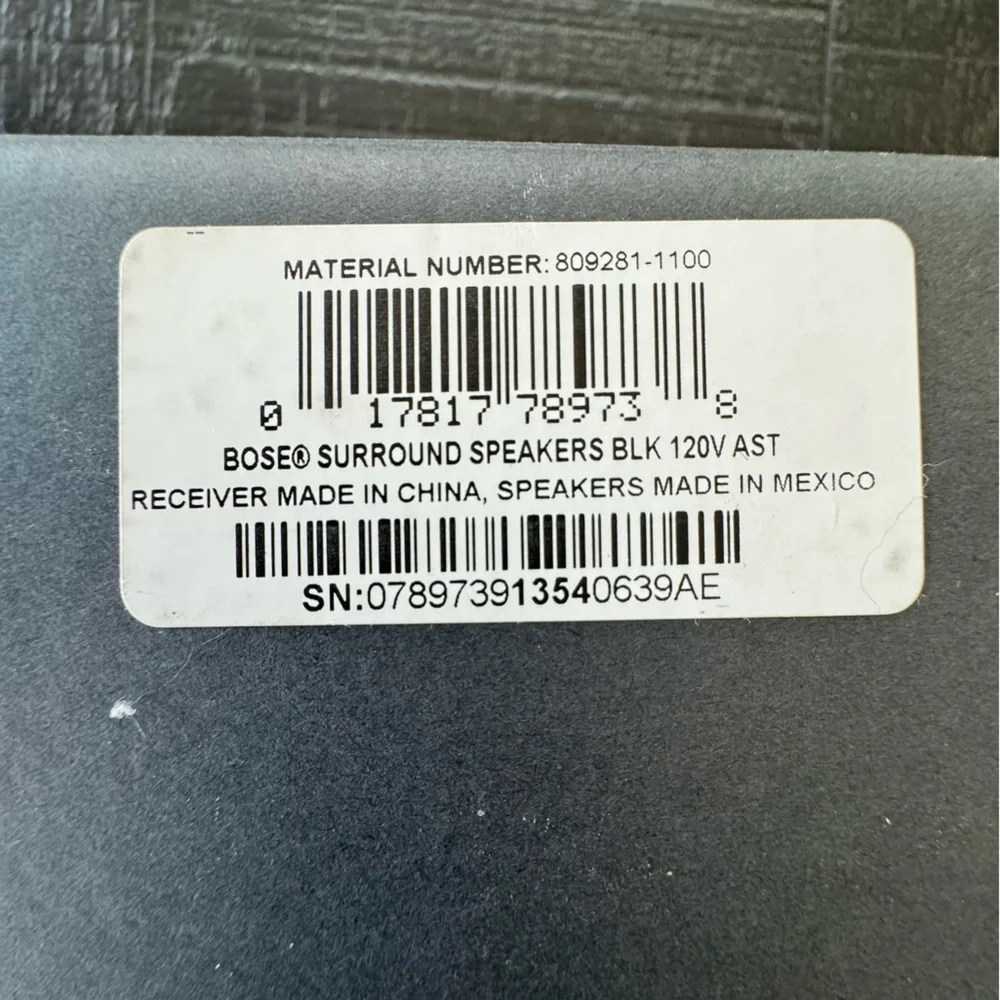 BRAND NEW BOSE SURROUND SPEAKERS - Picture 5 of 5